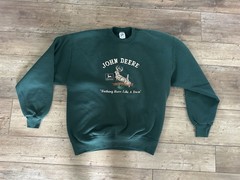 Vintage 90s John Deere “Nothing Runs Like A Deer” Sweatshirt Crewneck Mens Large