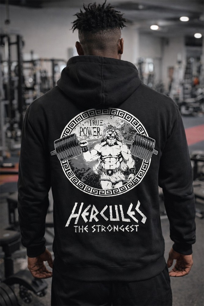 Iron Gods Hercules Hoodie Gym Hoodie Pump Cover Aesthetic Black Hoodie Gym Tee