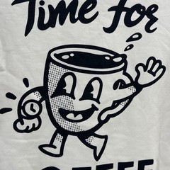 Time For Coffee Lane Seven Hoodie Beige Mens XL Sweatshirt Lion & Lamb New