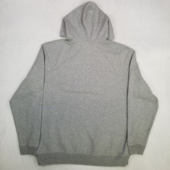 Gap Light Heather Gray Pullover Hoodie Men’s XL Navy Fleece GAP Arch Logo Casual