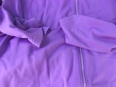 NWT Under Armour loose fit zippered jacket, men’s 5XL, purple & white, pockets