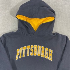 Pittsburgh Youth Small Black Gold Colosseum Hoodie Sweatshirt