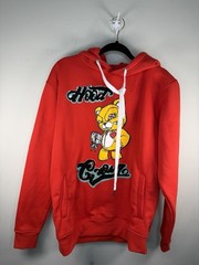 BLEEKER & MERCER Red “Hood Grown” Graphic Hooded Sweatshirt Adult Large Red