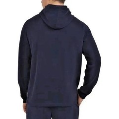 Eddie Bauer Men’s L Navy Blue Lounge Hoodie Polyester/Spandex Blend N0308