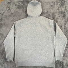ROYAL BLUE ACTIVE Hoodie Mens 3XL Full Zip Drawstring Pocket Brushed Fleece Gray