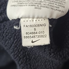 Nike Black White Long Sleeve Pullover Embroidered Logo Hoodie Men’s Small Flaw