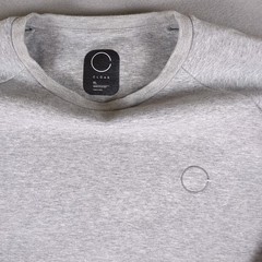 Cloak Crewneck Sweater Mens Extra Large Gray Pullover Hidden in Plain Sight Logo