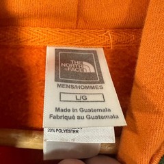 The North Face Mens Orange Since 1968 Graphic Pullover Hoodie Sweatshirt Large