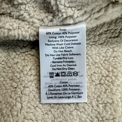 New Eddie Bauer Everyday Fleece Full Zip Faux Shearling Lined Hoodie Men’s XXL