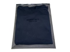XL Fear of God Essentials Pullover Hoodie (FW22) Stretch Limo/Black