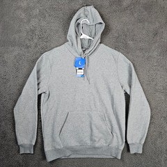 Puma Modern Basics 22 Hoodie Mens Large Gray Heather Pullover Sweatshirt
