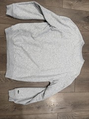 Modern Lacoste Big Gator Heather Gray Crewneck Sweatshirt Spellout Men’s L 5