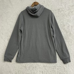 Eddie Bauer Men’s L Lounge Pullover Hoodie Gray Polyester/Spandex Blend N0307