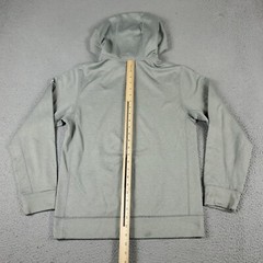 Nike Sweater Mens Small Gray Swoosh Casual Pullover Hoodie Sweatshirt *