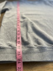 GAP Light Heather Gray Crewneck Sweatshirt Terry Inside Long Sleeve