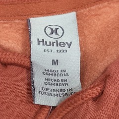 Hurley Mens Red Casual Long Sleeves Pullover Hoodie with Pockets Size Medium