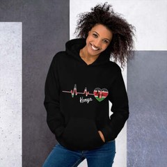 Kenya Flag ,Men, Women, Unisex Hoodie
