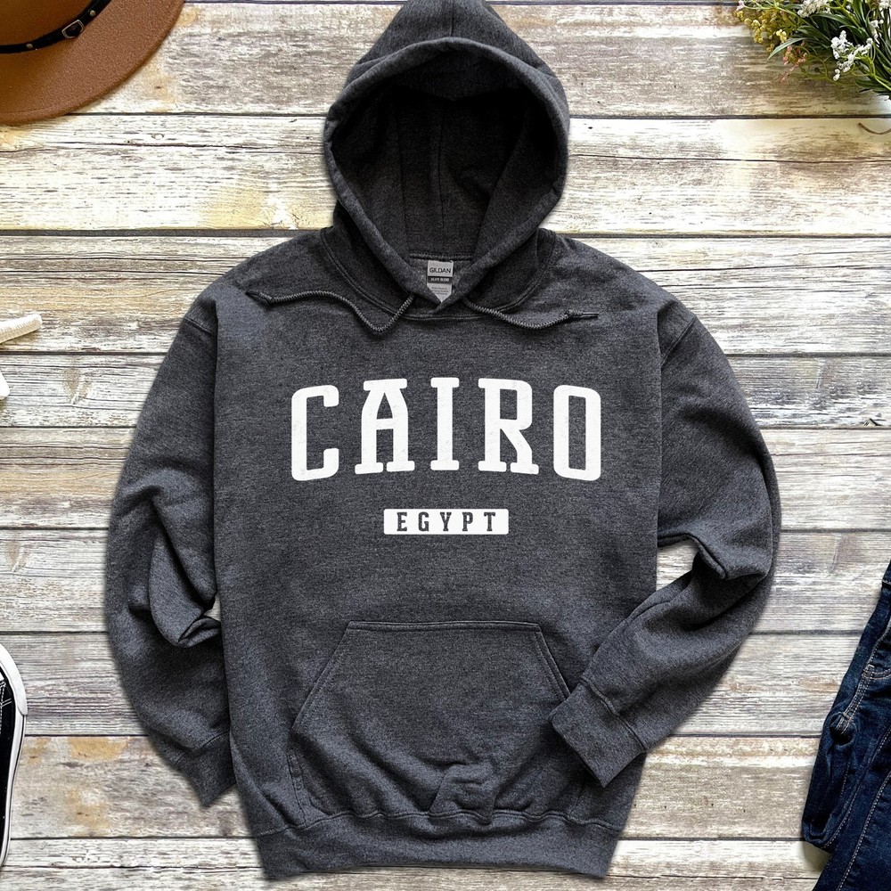 Cairo Hoodie | Cairo Egypt Pullover Hoodie | Nile River Egyptian Travel Vacation