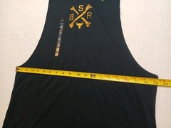 Under Armour Project Rock Sleeveless Hoodie Mens Medium Black Graphic Gym NWT