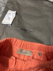 NWT Fear of God Essentials Coral Cuffed Sweatpants Size XXS 100% Authentic✅