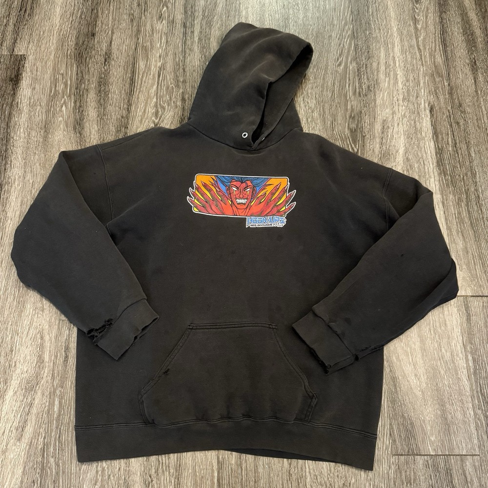 Vintage Made In USA Devilman Hook How Hoodie Size Xl