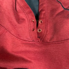 Vintage Ecko Unltd Mens XL Red Pullover Hoodie Logo Rhino Graphic Sweatshirt Y2K