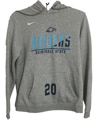 Seminole State Raiders Hoodie Nike Men’s Medium Fleece Florida Gray Fall Winter