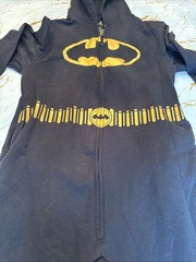 Batman Full Sweatshirt Bodysuit Hood Large Men’s Underboss RN 111128 Zipper