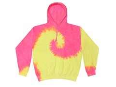 Tie Dye Multi-Color Hoodies, Adult S to XXXL 80% Cotton, L/S, Pockets No Zipper