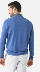 Peter Millar Cradle Performance Crewneck Sweatshirt Pullover Gray Blue Black NWT
