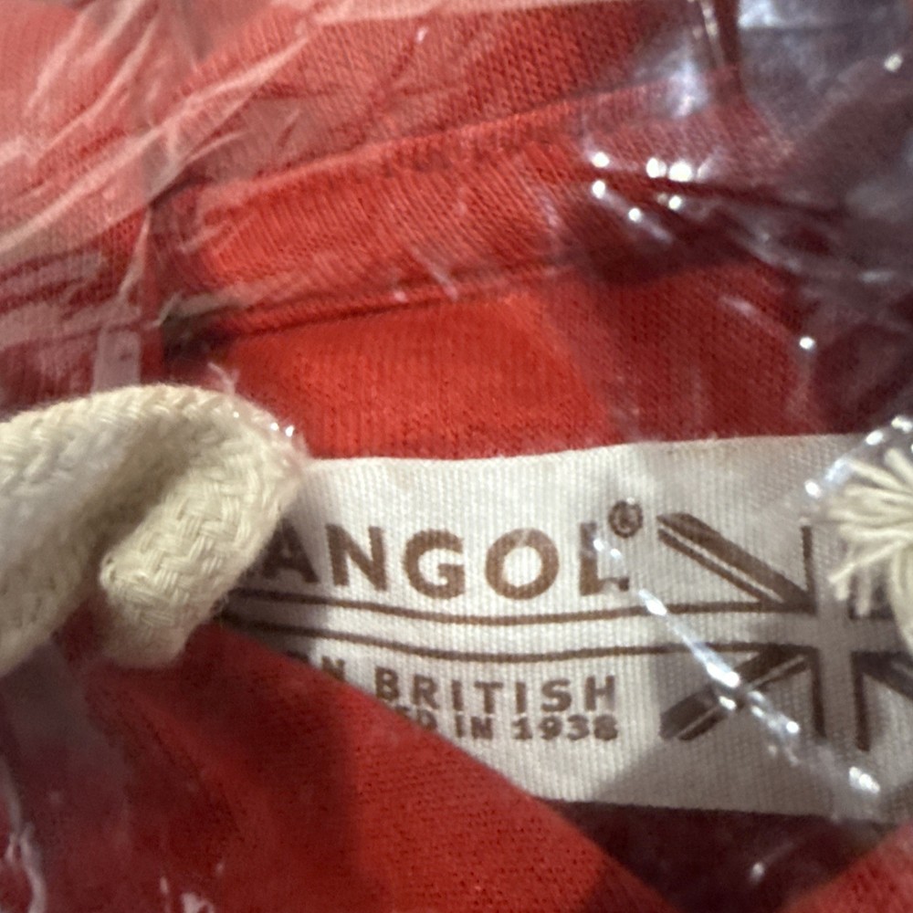 Kangol Apparel Red Drawstring Hoodie Size XL NWT Soft And Sustainable