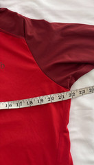 Rab Force Hoodie Large Red Lightweight Breathable Performance Wicking Base Layer