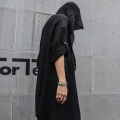 Hot Selling Men’s Pleated Woven Cotton Black Hooded Jacket Shirt Cardigan Sport