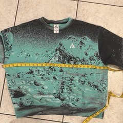 Nike Acg Mountain Crewneck Sweater 100% Cotton Size XL Black