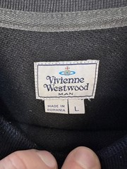 Vivienne Westwood MAN Black Sweatshirt Orb Logo Size L