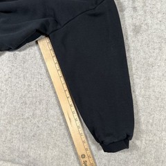 Fear Of God Essentials Hoodie All Jet Black Mens XS Front Logo Pullover