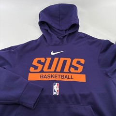 Nike Hoodie Mens Small Purple Phoenix Suns NBA Basketball Dri-FIT Pullover