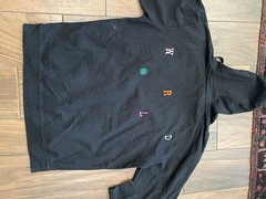 Travis Scott Astroworld Hoodie Sweatshirt Scattered Letter Size Large