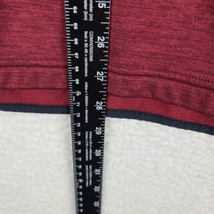 Under Armour Sweater Mens Large Burgundy Loose Coldgear Performance Tech Golf
