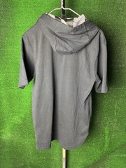 Nike Air Men’s Black Drawstring Pullover Hoodie MED – Short Sleeve w/Pocket