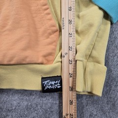 TommyInnit Hoodie Sweatshirt Teens Medium Multicolor Fleece Pullover Colorblock