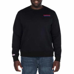 Costco Wholesale Black Unisex Embroidered Logo Crewneck Sweatshirt