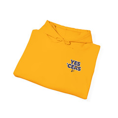 Yes ‘Cers Premium Embroidered Basketball Hoodie Gold Unisex Hooded Sweatshirt