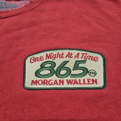 EUC Size MEDIUM Morgan Wallen 865 Sweatshirt One Night At A Time Dangerous Times