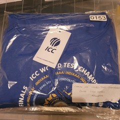 England Cricket Hoodie Blue Size XS ICC World Test Championship Final 2023 Team
