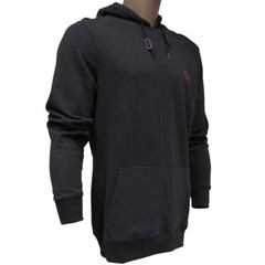 Oakley Langley Hoodie Mens Size S Small Jet Black Fleece Hooded Jumper Sweater