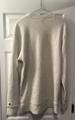 Vintage Penn State Champion Crewneck Sweatshirt Large Felt Letter Spell Out Read