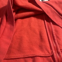NIKE AIR MEN’S RED COLOR BLOCK FULL ZIP HOODIE XXL