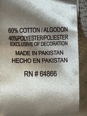 Company 81 Mens Large White Hooded Pullover Long Sleeve Cotton Blend Lightweight