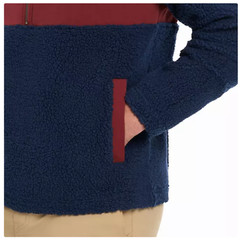 Hurley Men’s Half Zip Sherpa Anorak Hoodie Long Sleeve, Size XL NEW